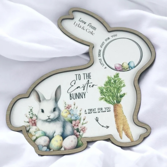 Personalised Easter Bunny Snack Board