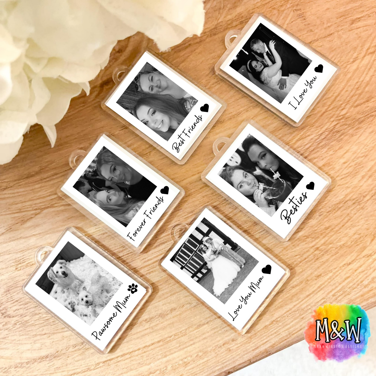 Personalised Photo Keyring