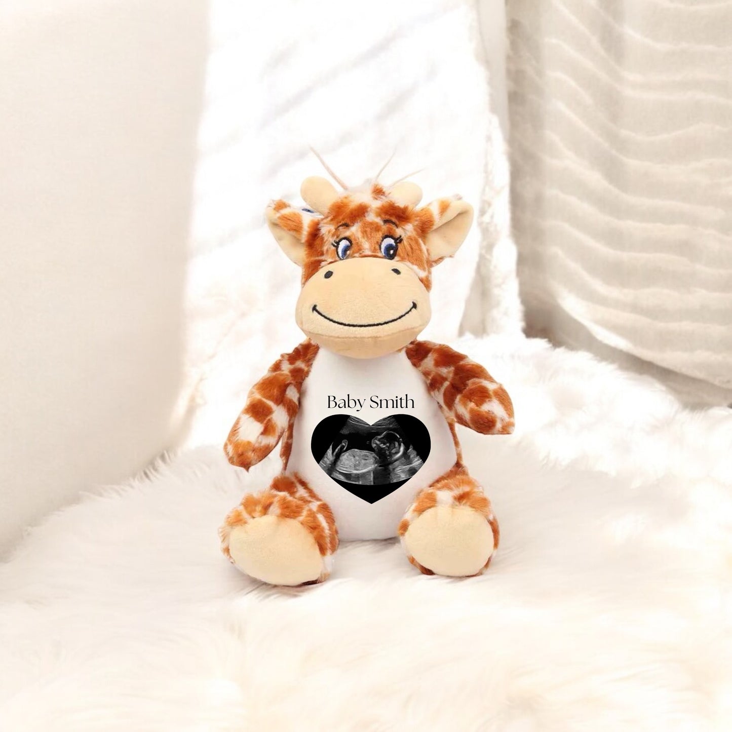 Personalised Baby Scan Giraffe