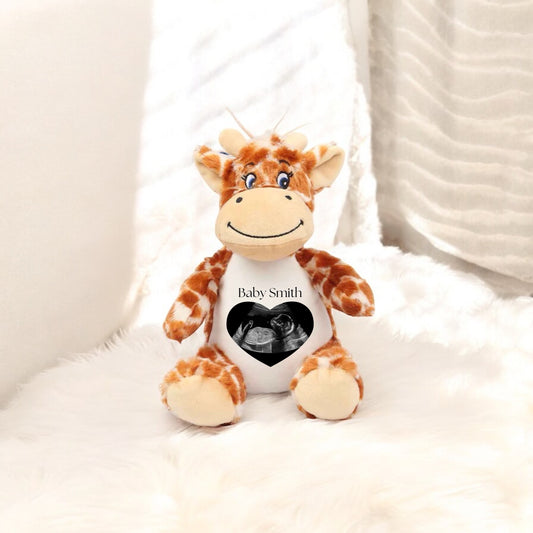 Personalised Baby Scan Giraffe